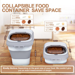 TIOVERY airtight dry food storage with clear lid lets you check levels at a glance.