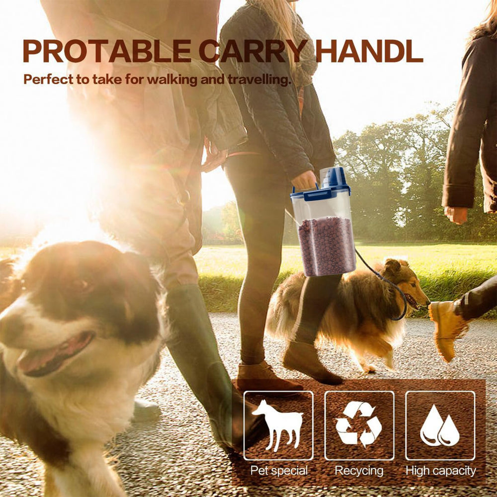 TIOVERY transparent container body lets you check food level at a glance
