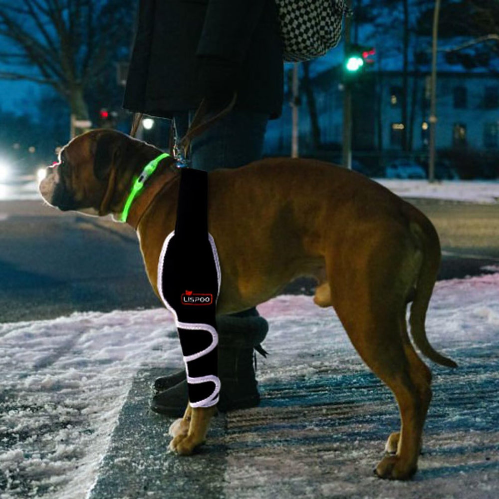TIPOOP reflective edges elbow pad for safer nighttime walks