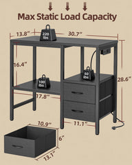 TIQLAB aquarium stand drawer storage closeup highlights organized tools and supplies.