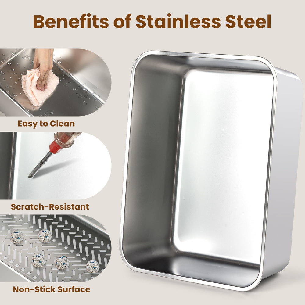 TIUUBT premium stainless-steel construction ensures durability and easy cleaning.