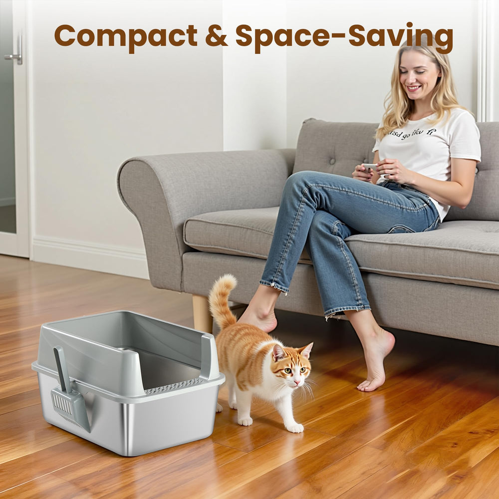 TIUUBT sifting base with 1-inch gap aids waste separation.