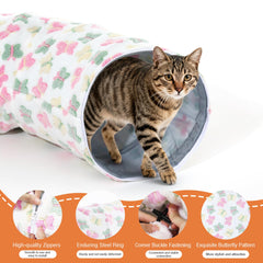 Tivray Cat Tunnel Peekaboo Cave reveals a warm hideaway for curious cats.