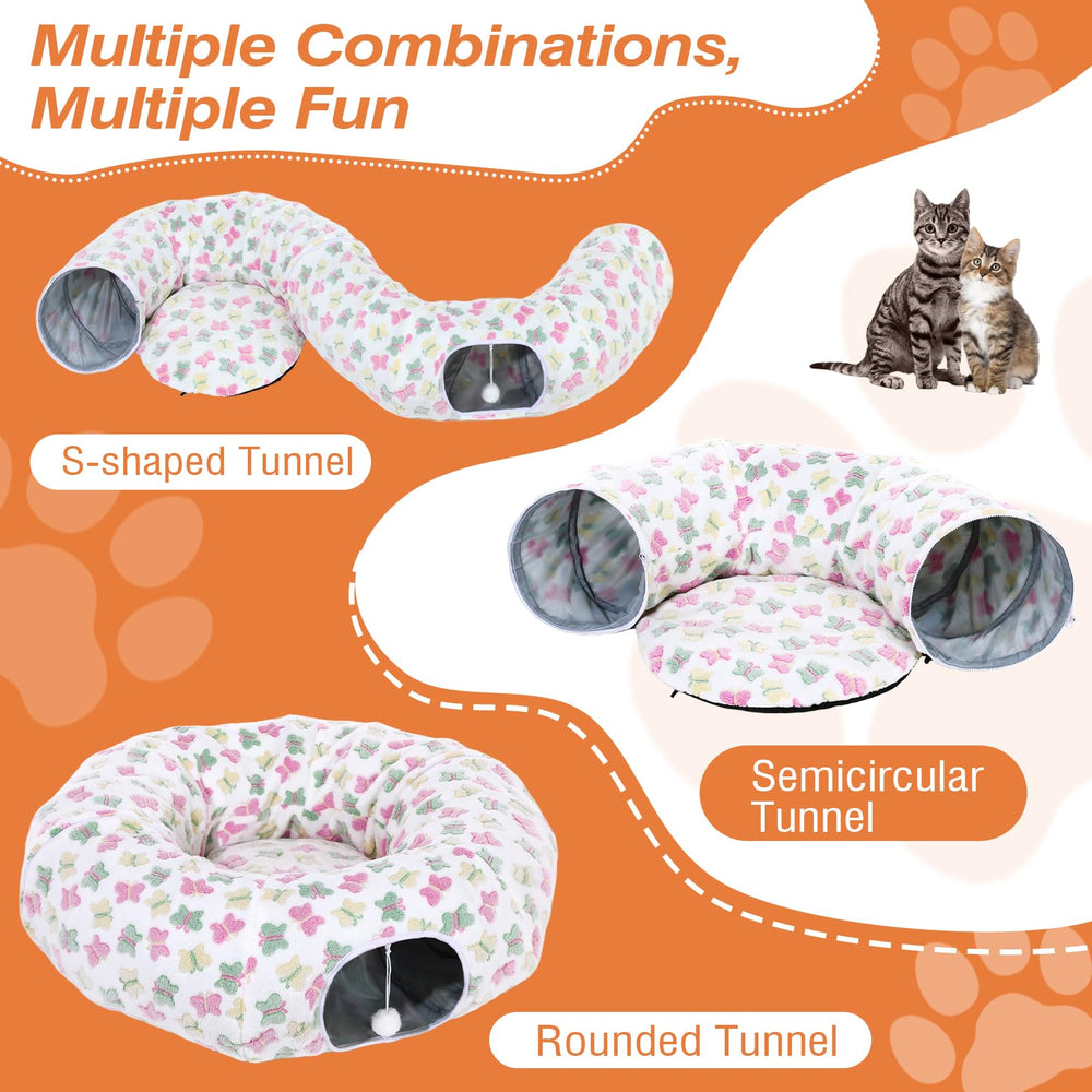 Tivray Christmas Tree Skirt Tunnel demonstrates a festive, engaging space under the tree.