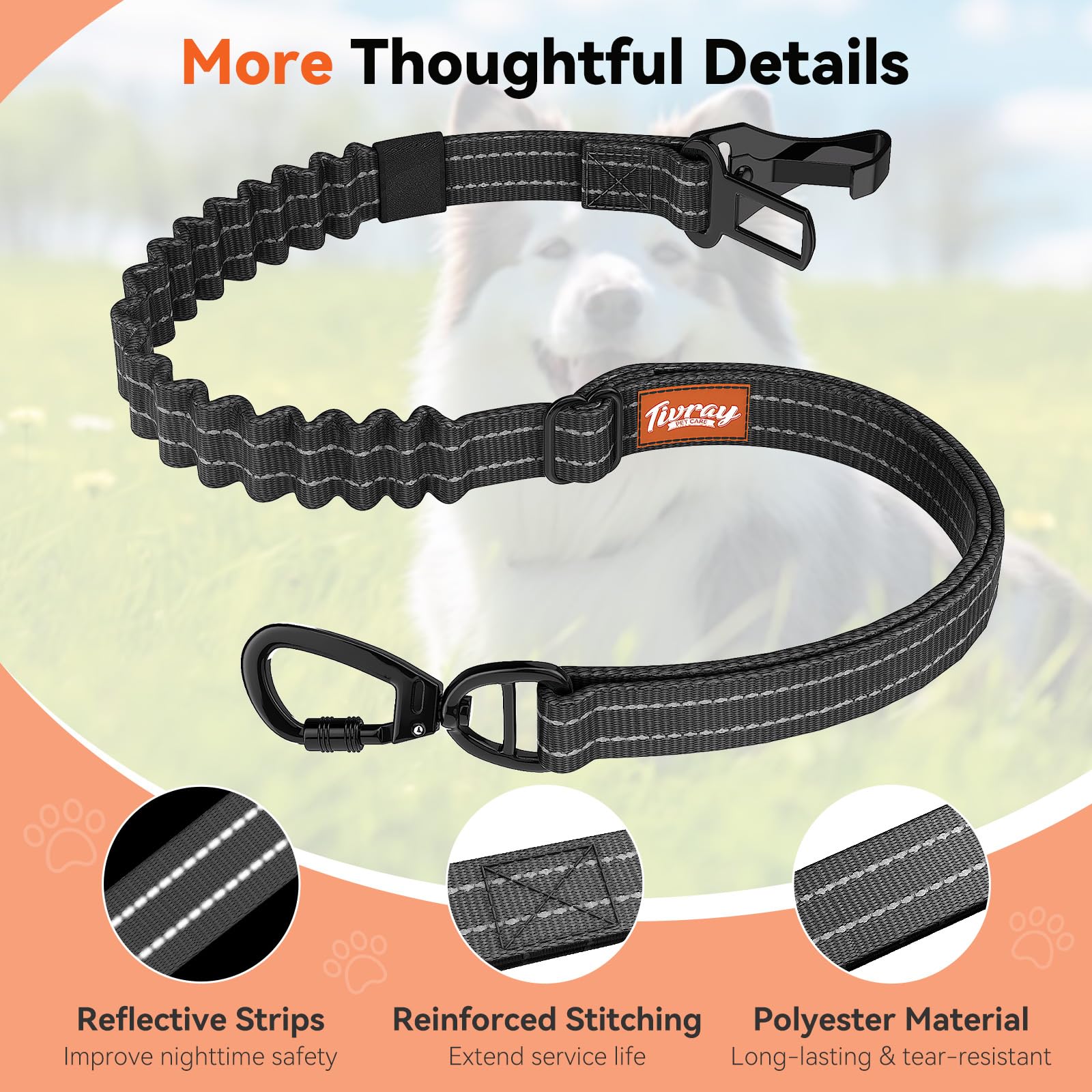 Tivray locking structure prevents accidental release for secure travel.