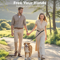 Tivray hands-free leash with 3 rings enables flexible attachment for different activities