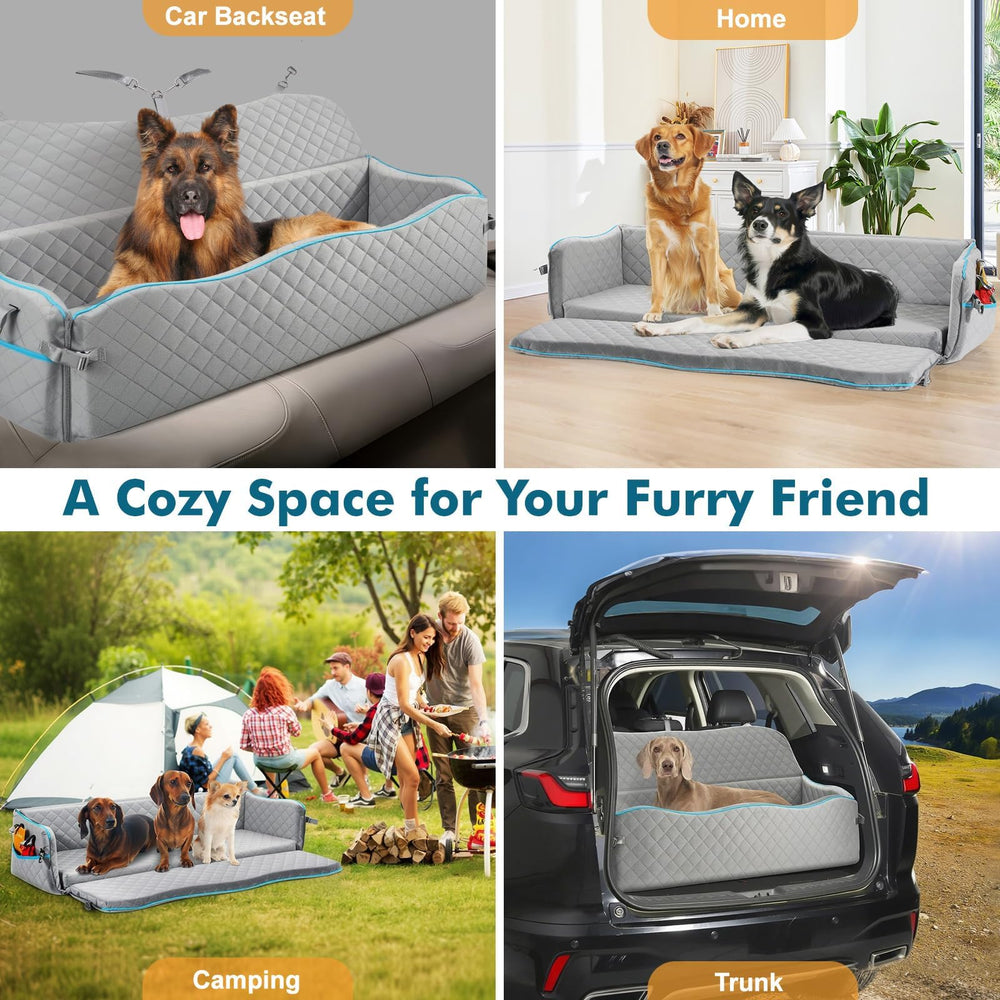 Tivray side-pockets provide handy storage for treats and toys.