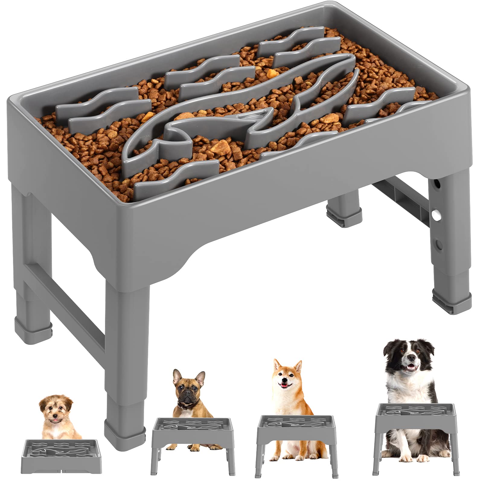 Tivray slow feeder large-breed bowl assembly demonstrates easy setup
