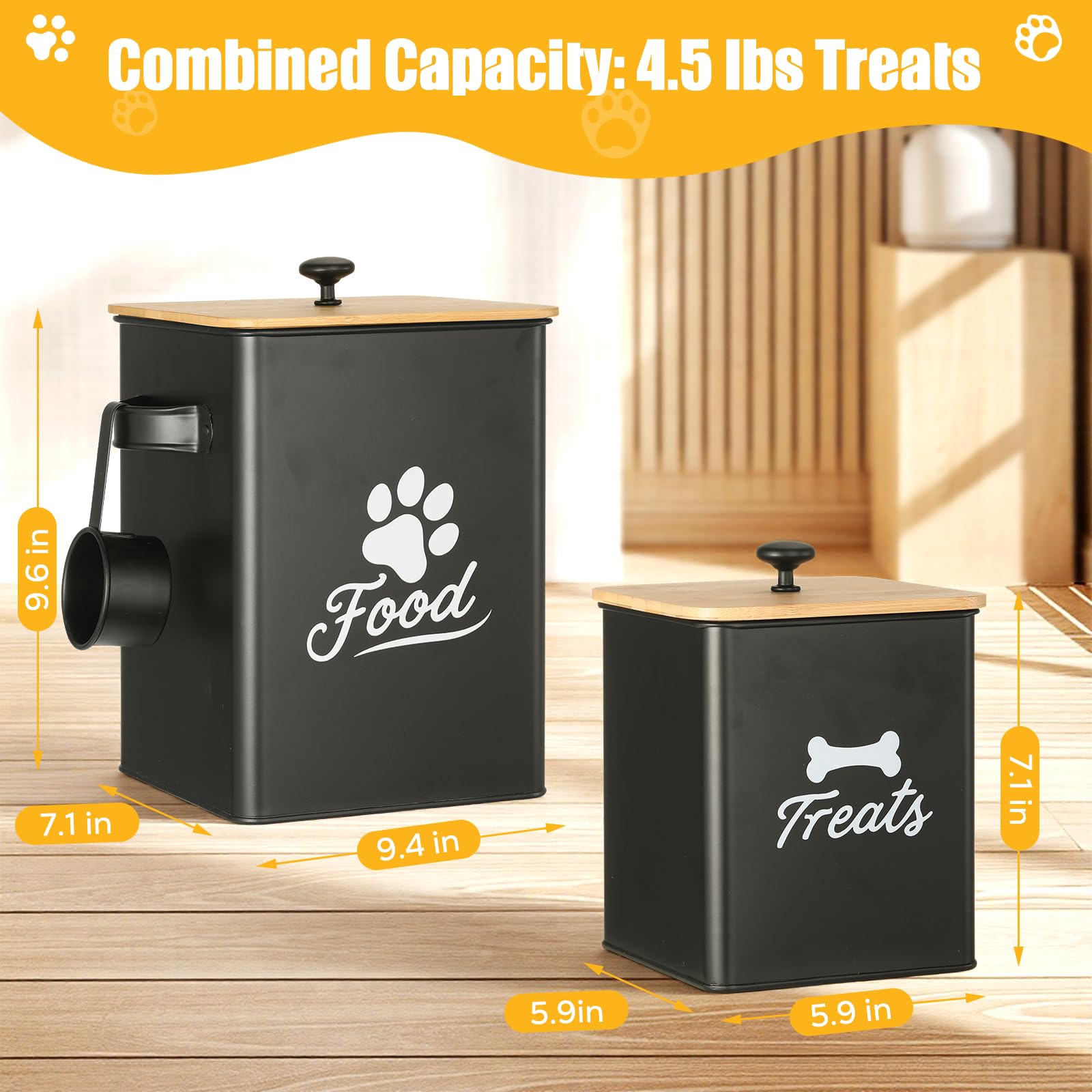 Tivray small dog treat container designed for compact storage and precise portions.