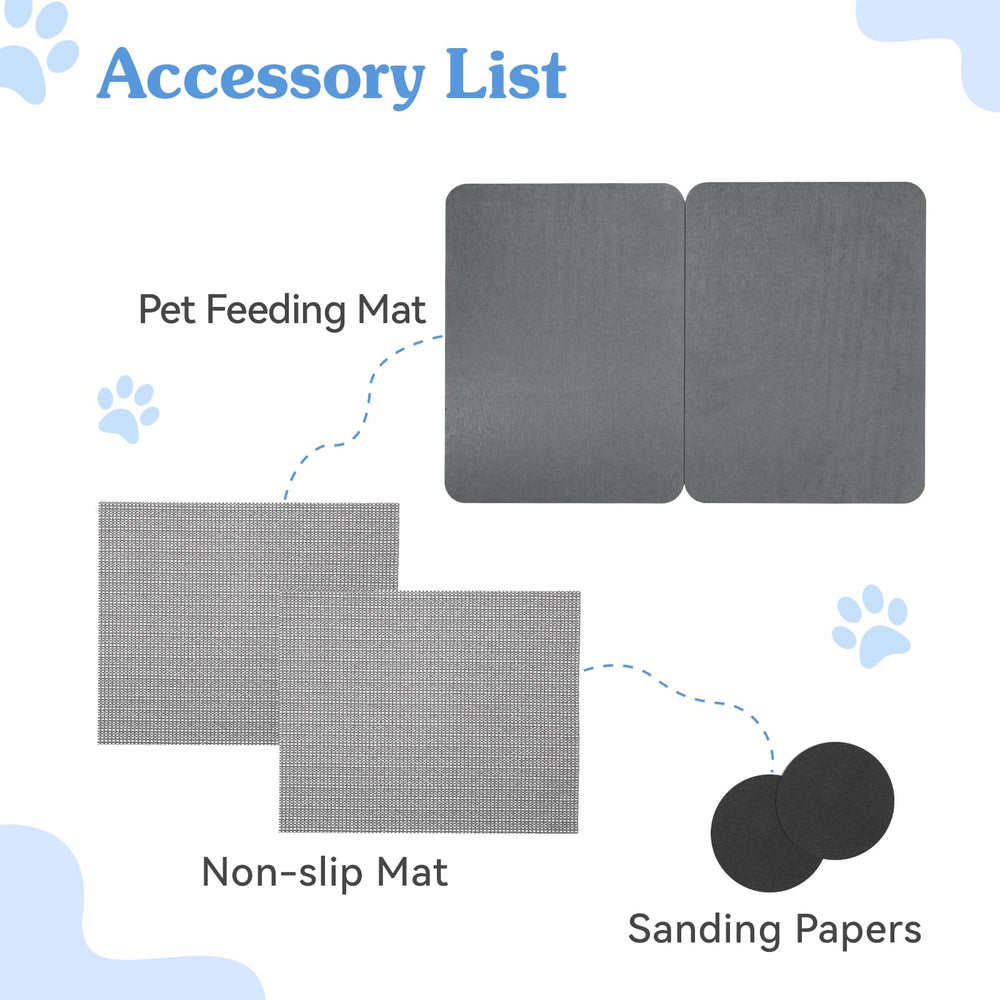 Tivray stone mat absorbs water fast to reduce mess.
