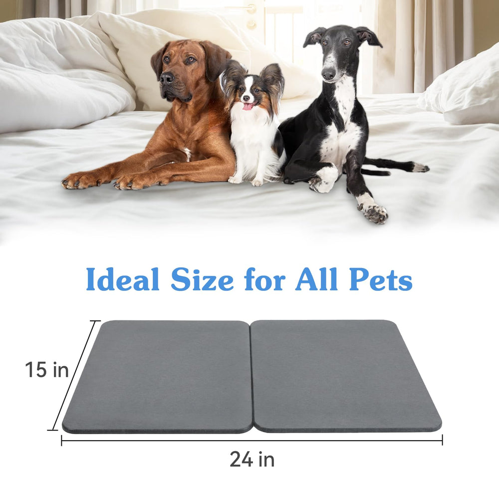 Tivray two-pack setup fits multiple spots in kitchen or bathroom.