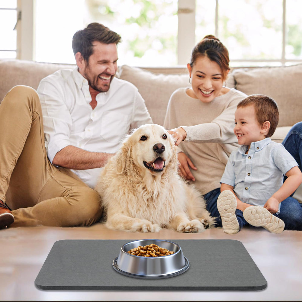 Tivray 30x40 cm size covers bowls and keeps counters dry.