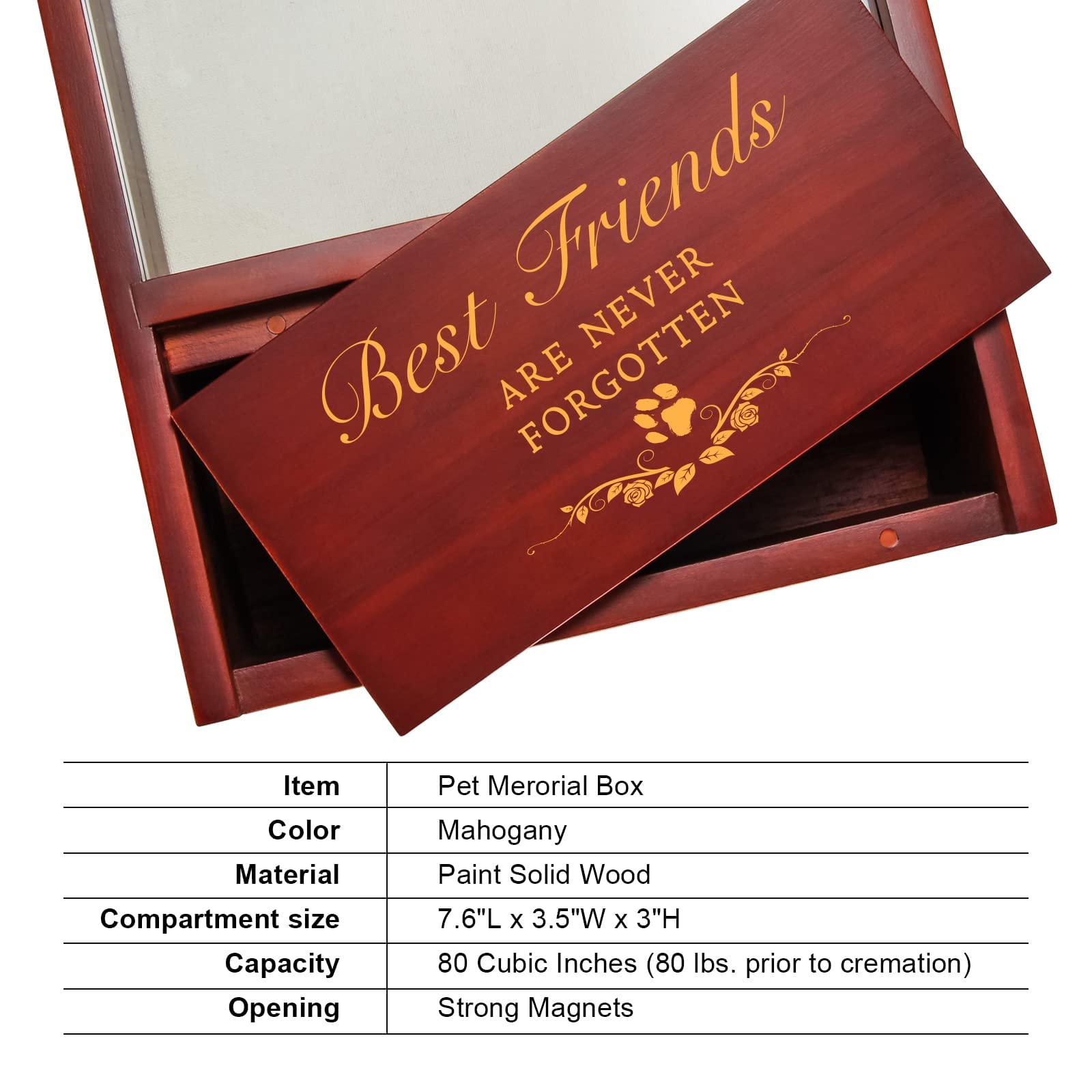 TJ.MOREE dog urn memorial gift offers a thoughtful option for sympathy