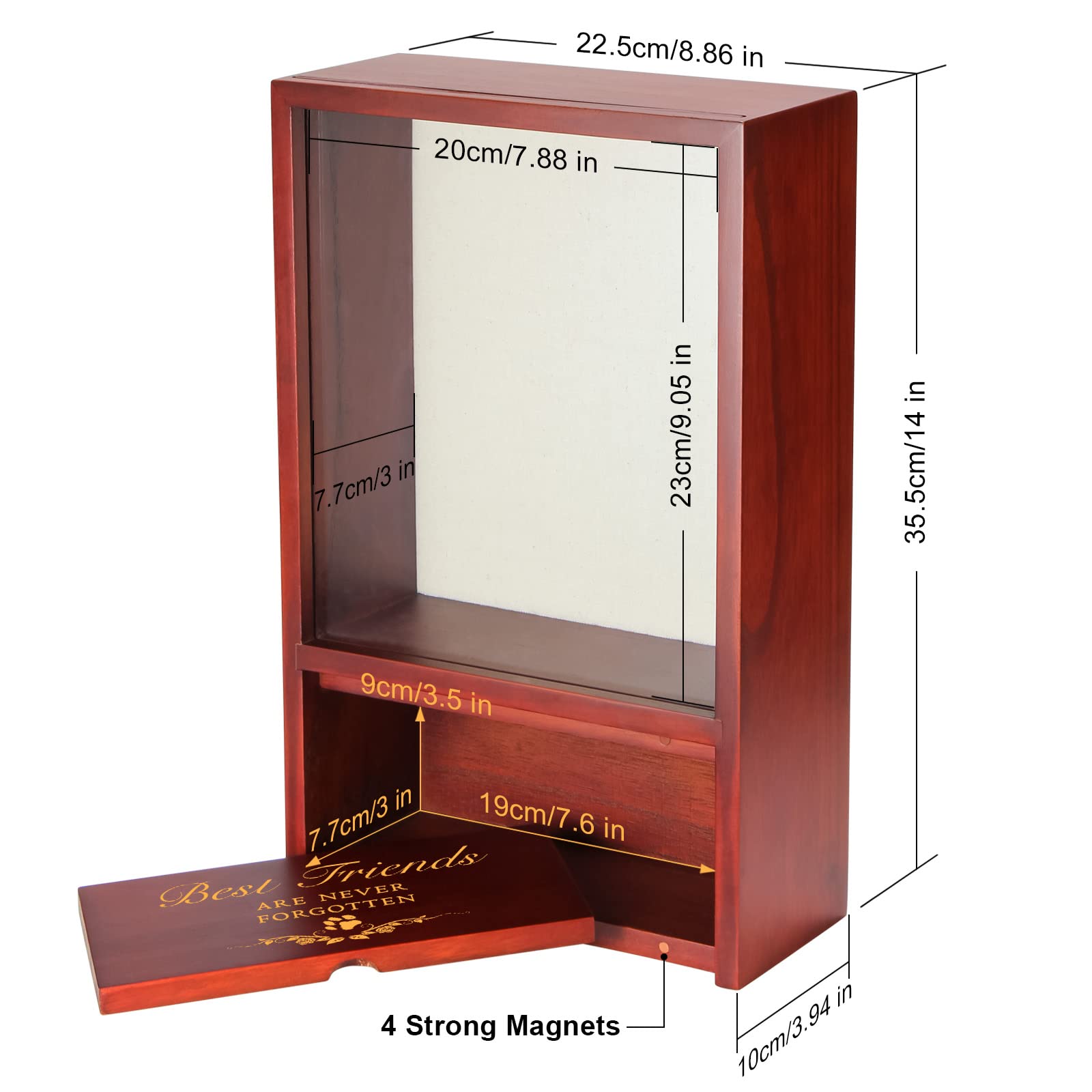 TJ.MOREE dog urn packaging and support emphasize dependable service