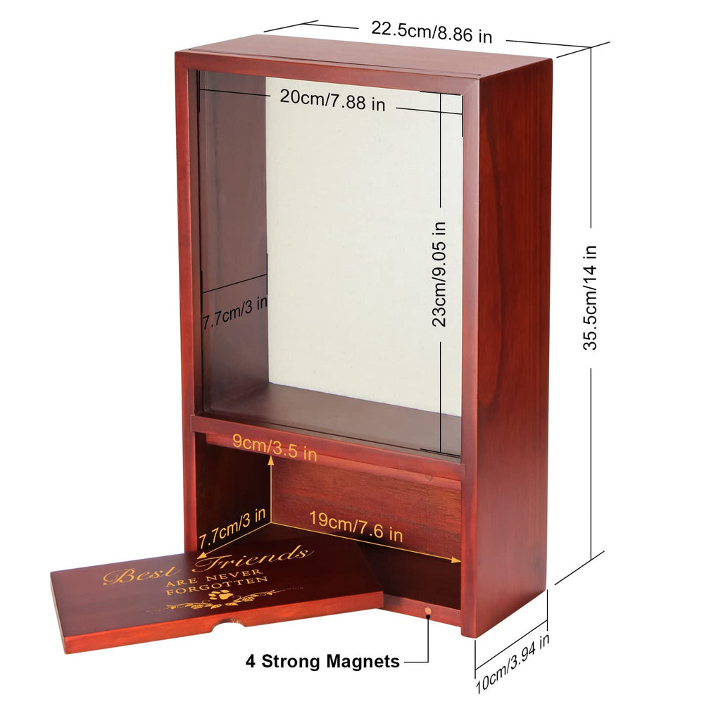 TJ.MOREE dog urn packaging and support emphasize dependable service
