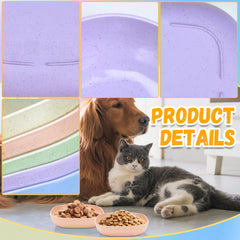 TKOnline bowls use wheat straw material for durable, eco-friendly pet dining.