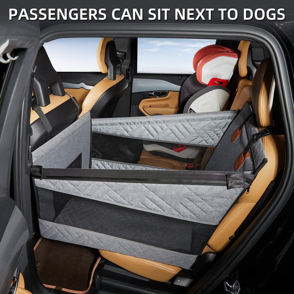 TKYZ dog car hammock with non-slip design prevents sliding during drives.