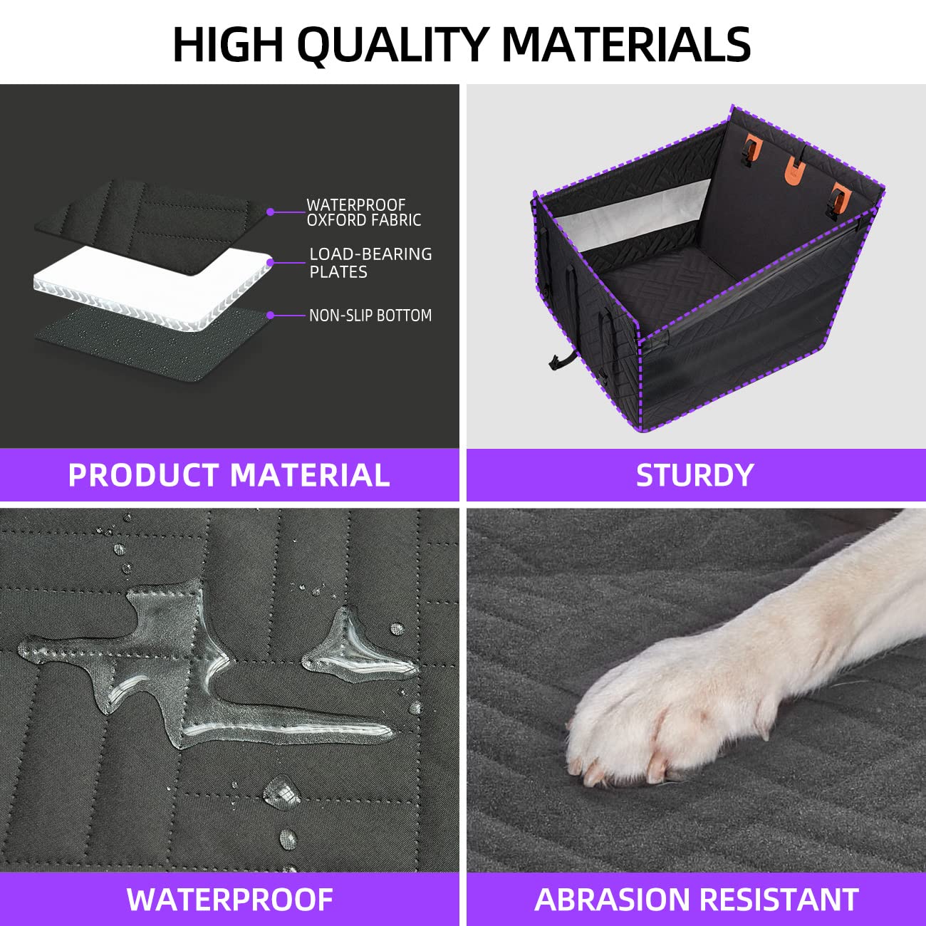 TKYZ dog travel bed mattress—cozy resting spot for long drives.