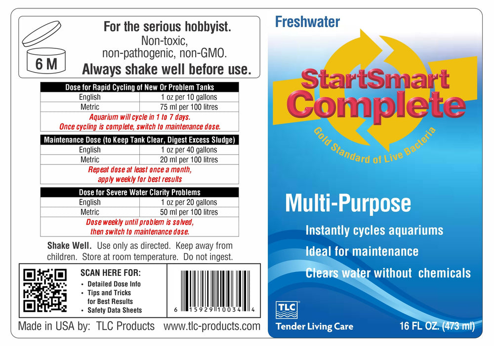 TLC StartSmart image of clear water in a glass emphasizing reduced sludge and clarity
