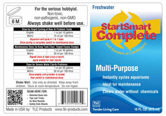 TLC StartSmart image of clear water in a glass emphasizing reduced sludge and clarity