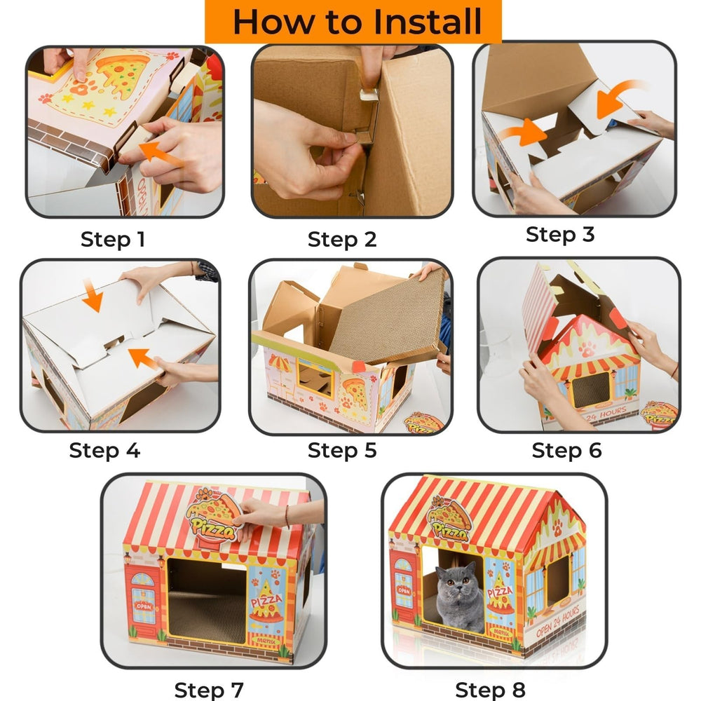 Tlence 2-pack scratcher pad removal shows easy maintenance.