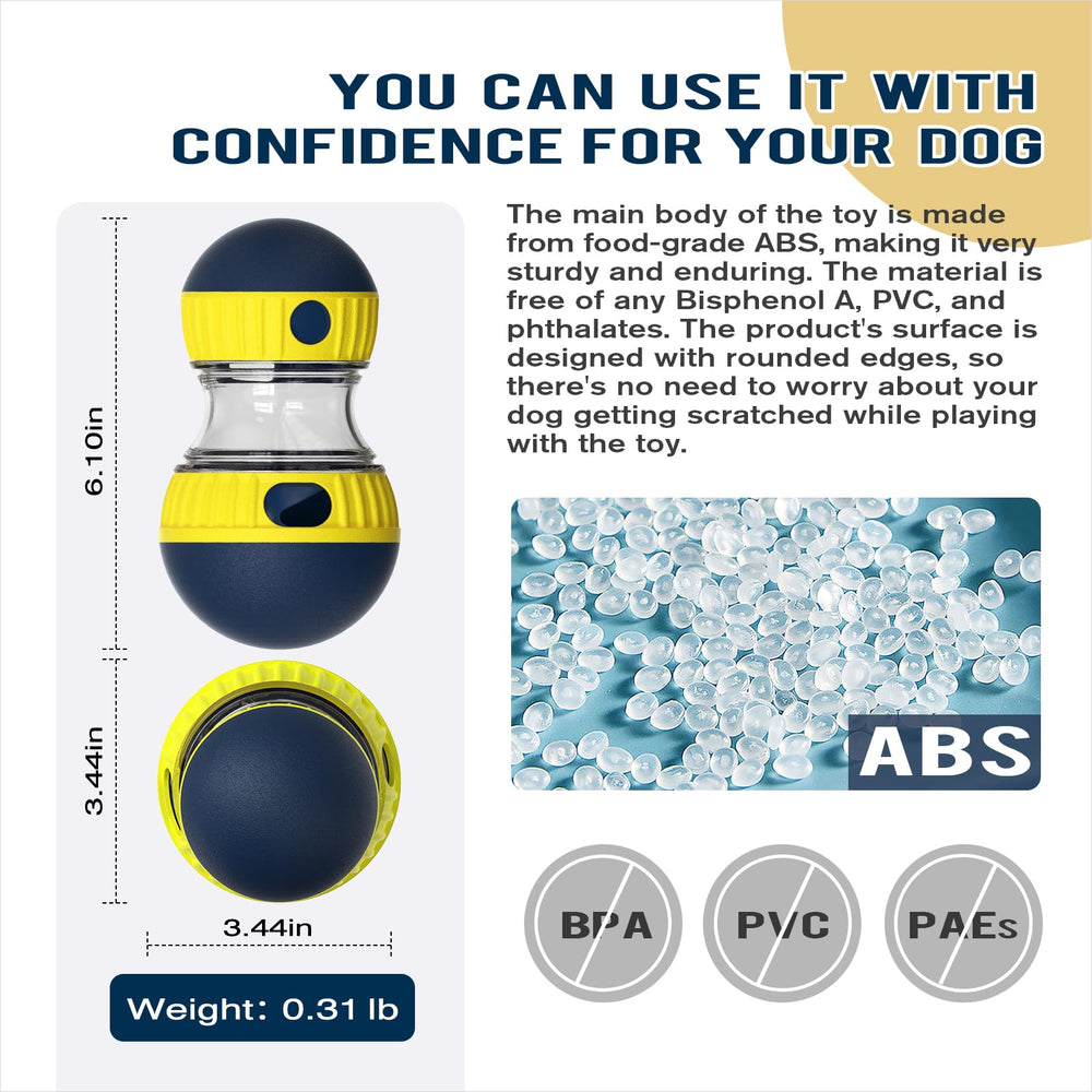 TLKNG ABS-safe material closeup emphasizes durable BPA-free construction for safe chewing.