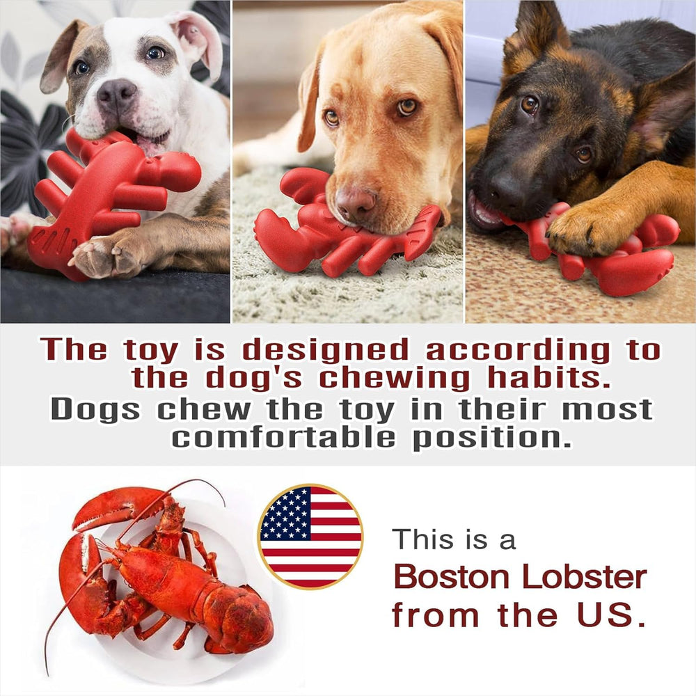 TLKNG Lobster Toy crate-training friendly, helps redirect boredom and reduces unwanted crate chewing.