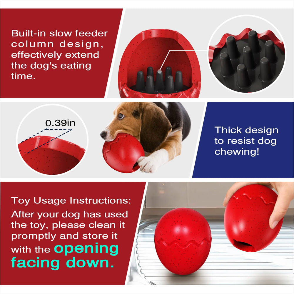 TLKNG large dog filler toy dog-enjoying-play communicates joyful engagement and enrichment during chew
