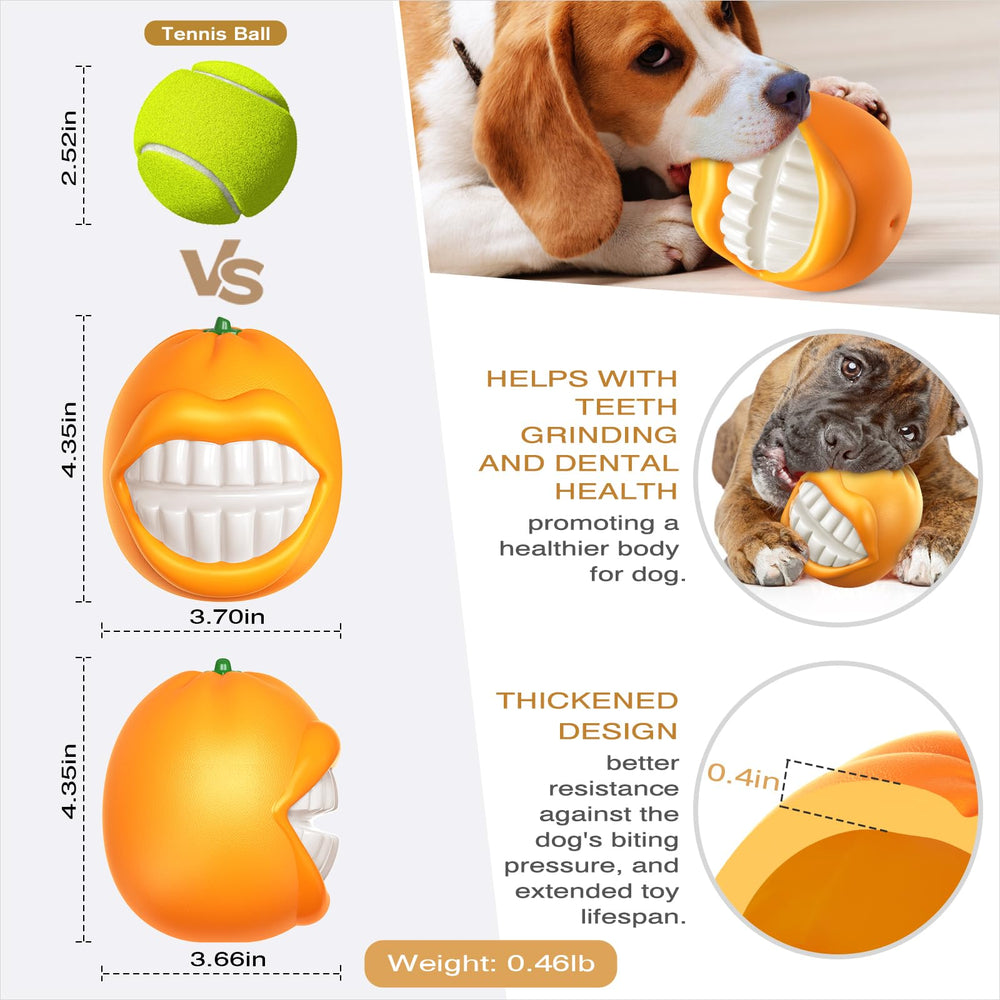 TLKNG toy with embedded squeaker offers instant excitement during play.