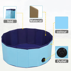 TMbsfatn dog pool PVC material close-up indicates safe construction.