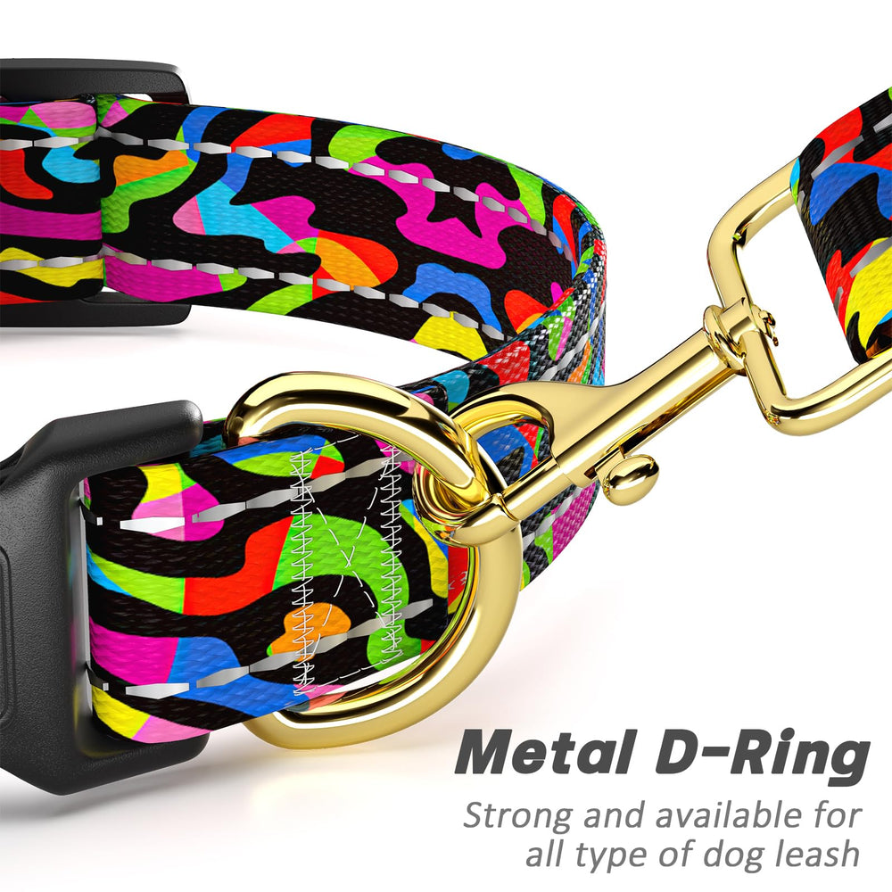 TMOODEL adjustable neck collar fits various dog sizes securely.