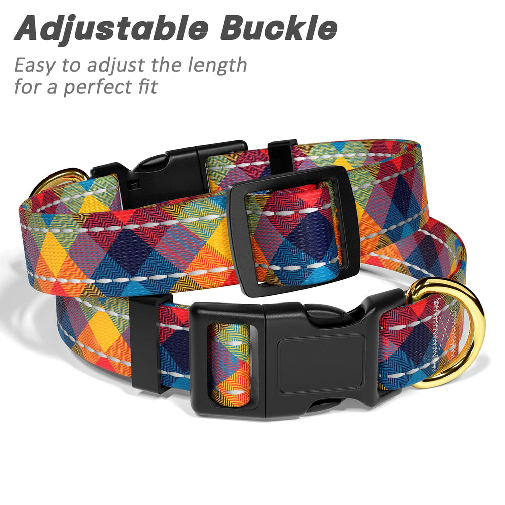 TMOODEL leopard-pattern dog collar adds bold personality