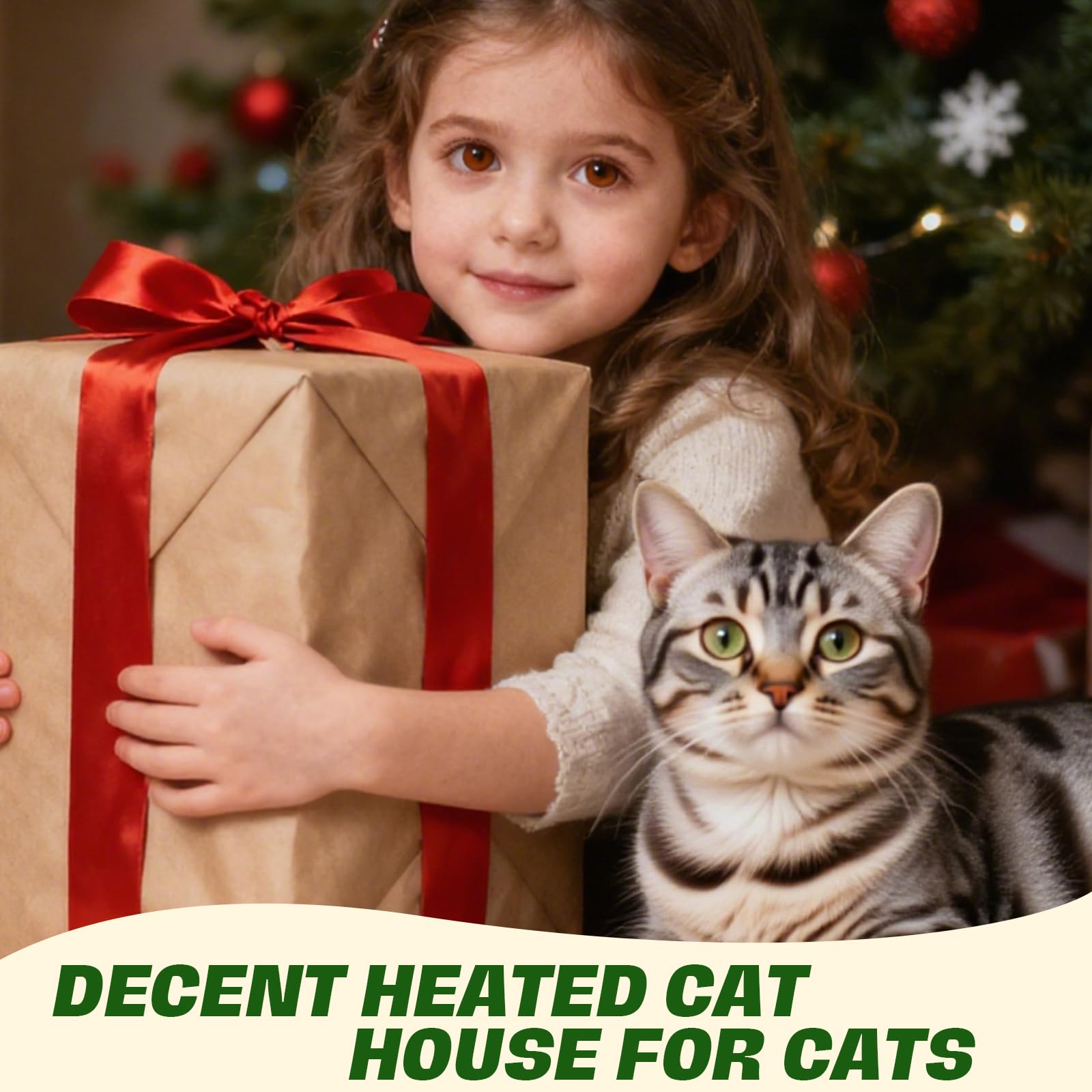 TNELTUEB heated cat house hookloop cleaning view shows easy interior maintenance after use
