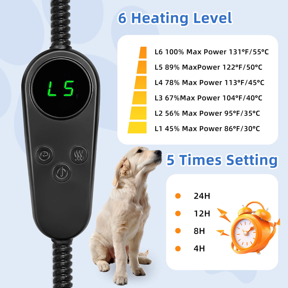 Toaspa Pet Heating Pad 7-layer protective structure for safe warmth