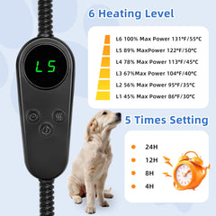 Toaspa Pet Heating Pad 7-layer protective structure for safe warmth