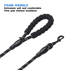 tobeDRI dual leash with shock-absorbing bungee cushions quick pulls for calmer dogs