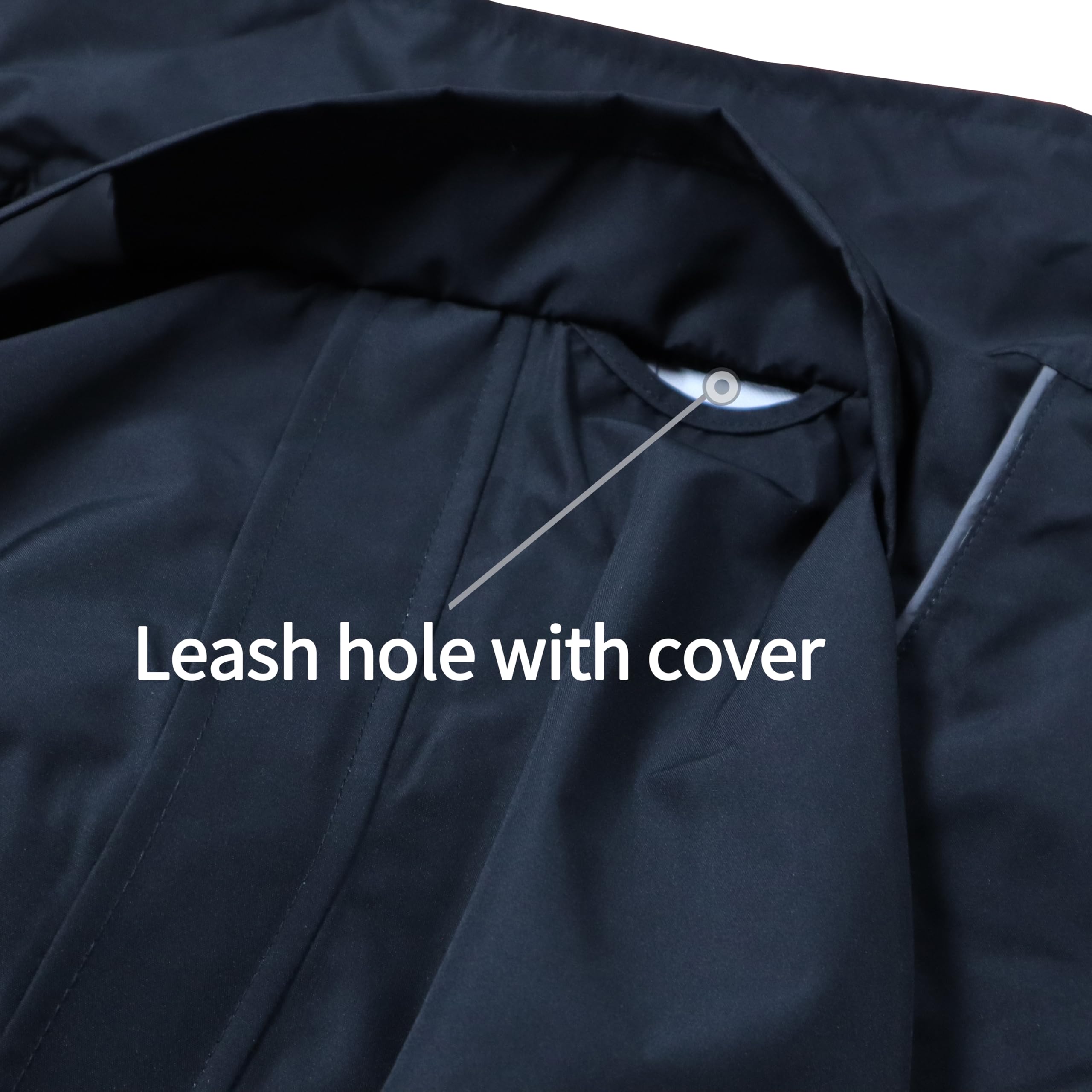 TOBOSS dog raincoat active-fit supports Border Collie and Golden Retriever movements.