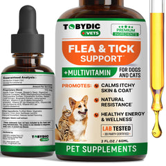 TOBYDIC flea tick prevention drops bottle for easy daily protection