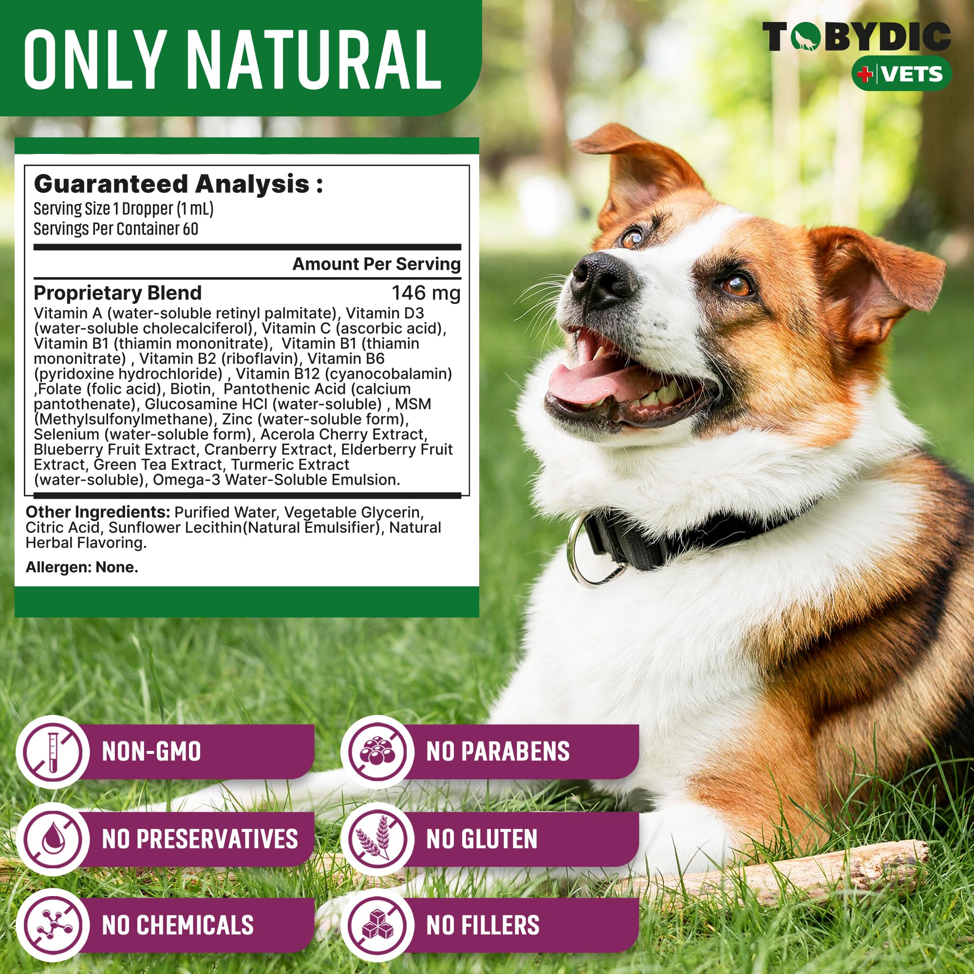 TOBYDIC mixable formula demonstrating easy integration into meals.