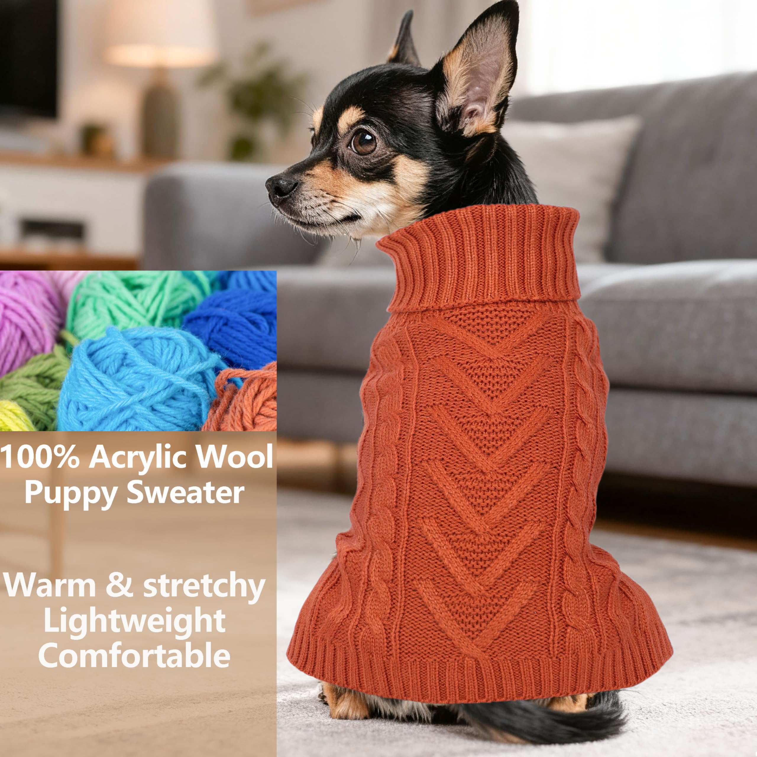 Tochibabe neck detail highlights the easy turtleneck pullover for quick, secure fitting.
