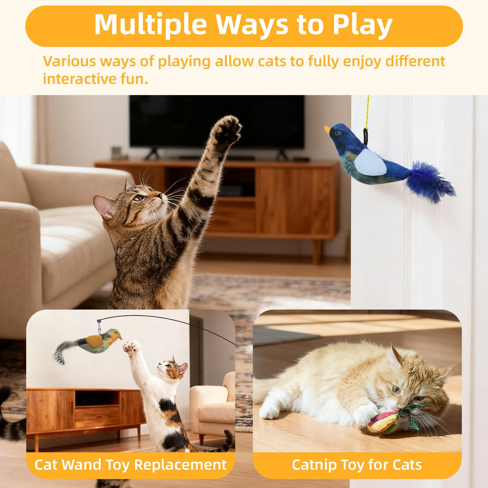 Tocirelo Cat Toy Adjustable Length reveals flexible hanging options for different spaces.