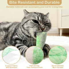 Tocirelo catnip toys teething-friendly soft plush closeup highlights kitten-friendly fabric