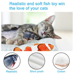 Tocirelo cat toy exterior features durable cotton cloth and plush material