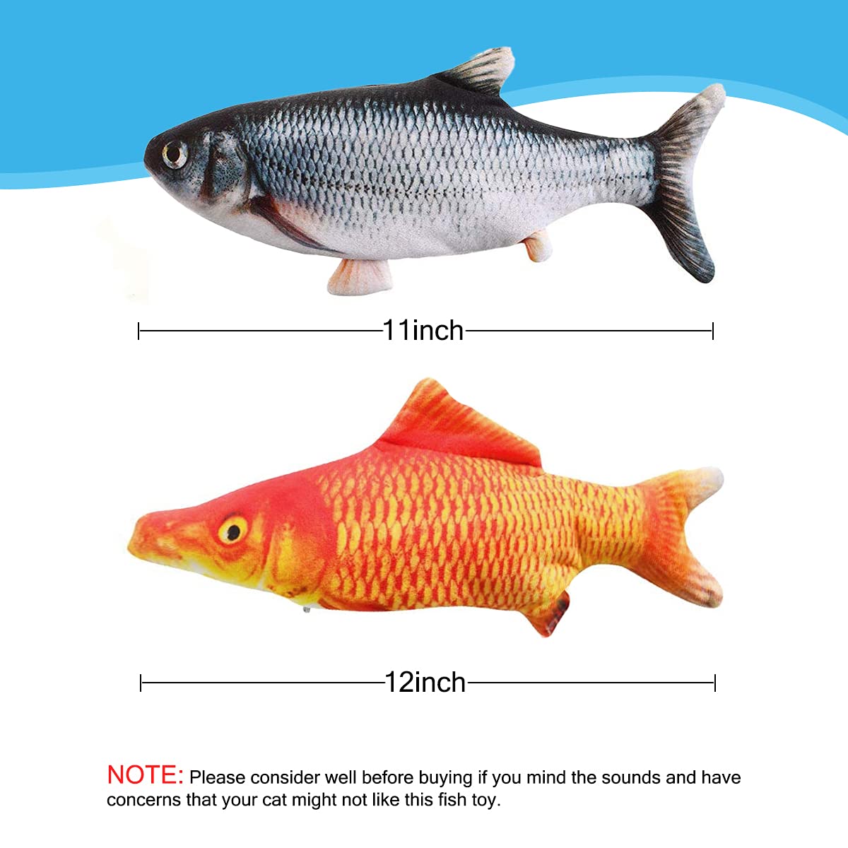 Tocirelo packaged cat toy set highlighting brand and customer support.