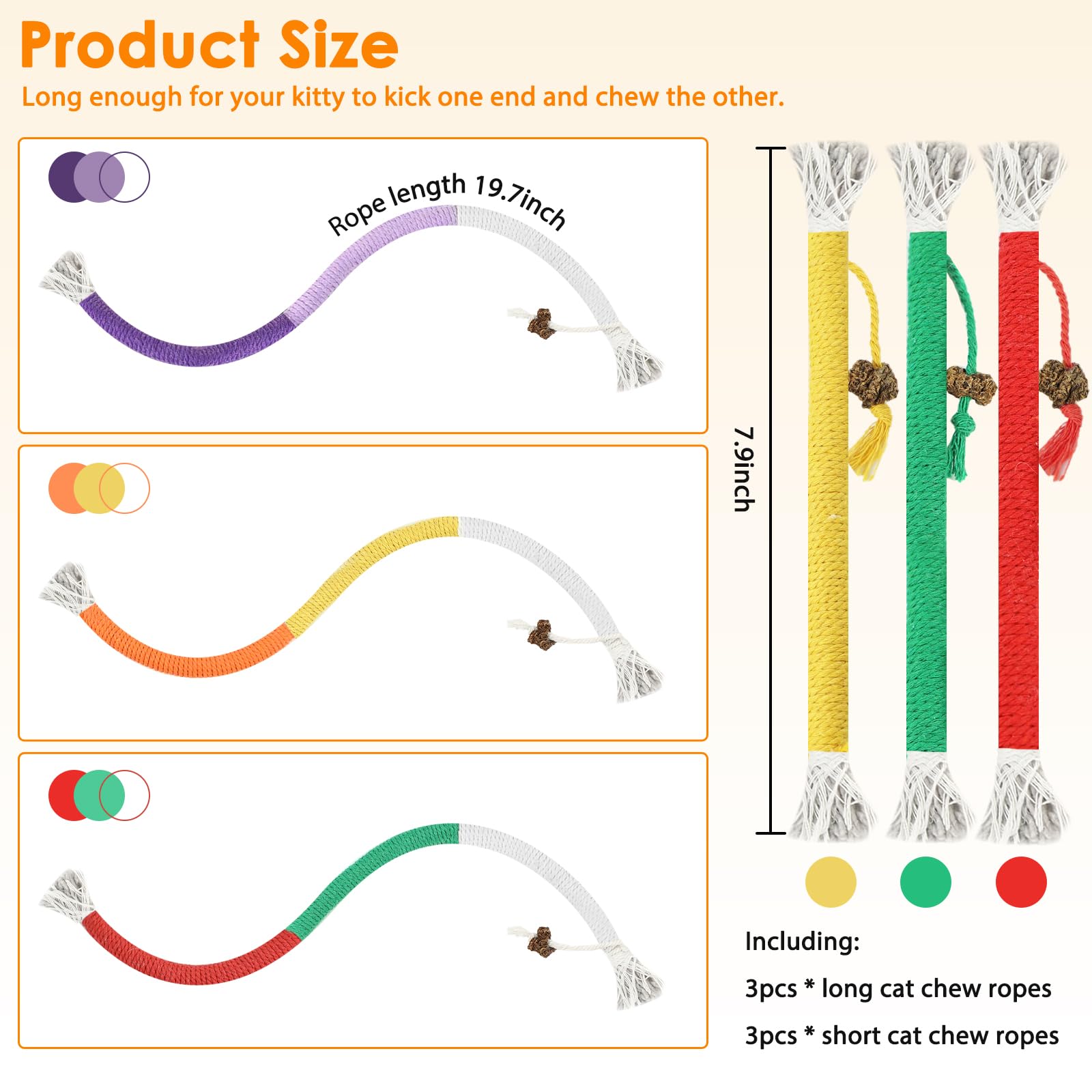 Tocirelo soft cotton rope with tassel enables gentle interactive play