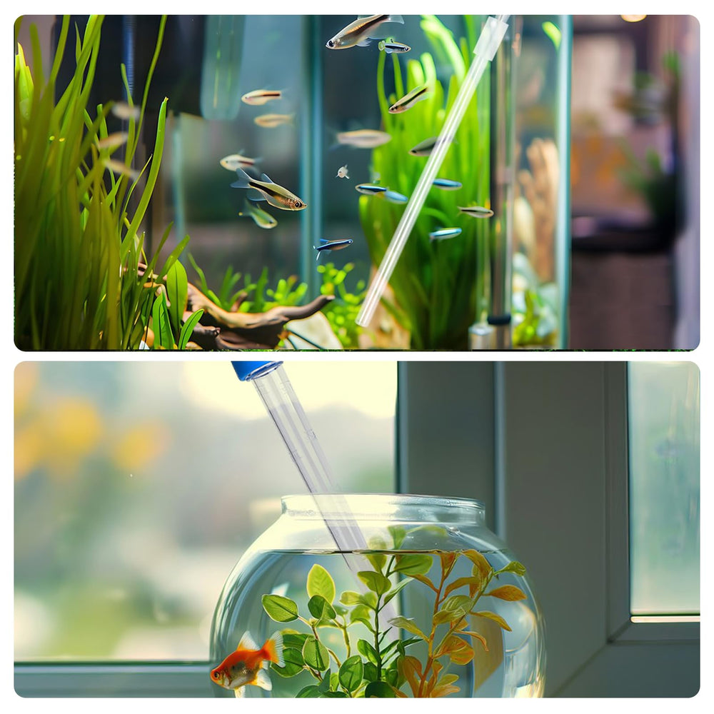 Todosy aquarium cleaning dropper gravel cleaning reaches bottom sand and gravel efficiently.