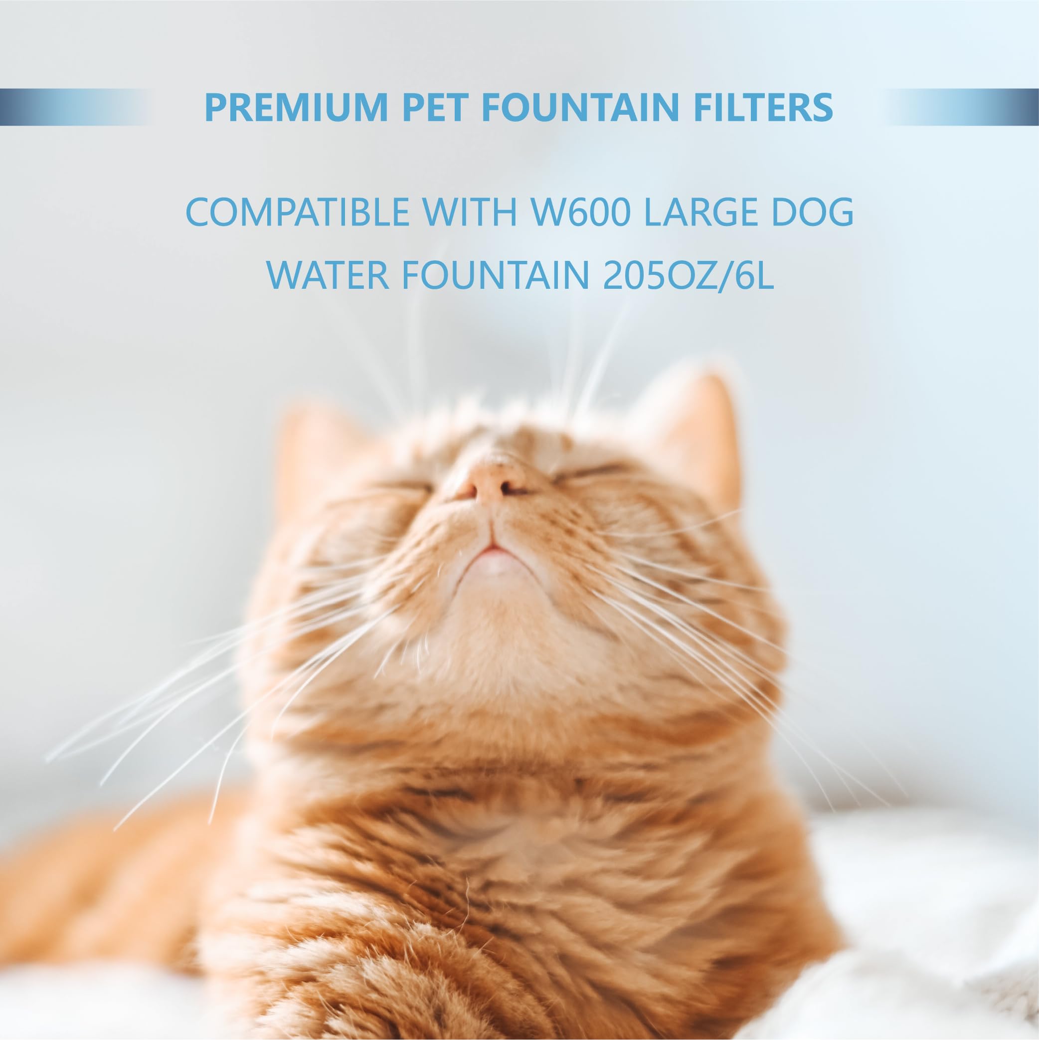 TOGGATH cat fountain filter illustrates multi-layer filtration capturing hair and debris