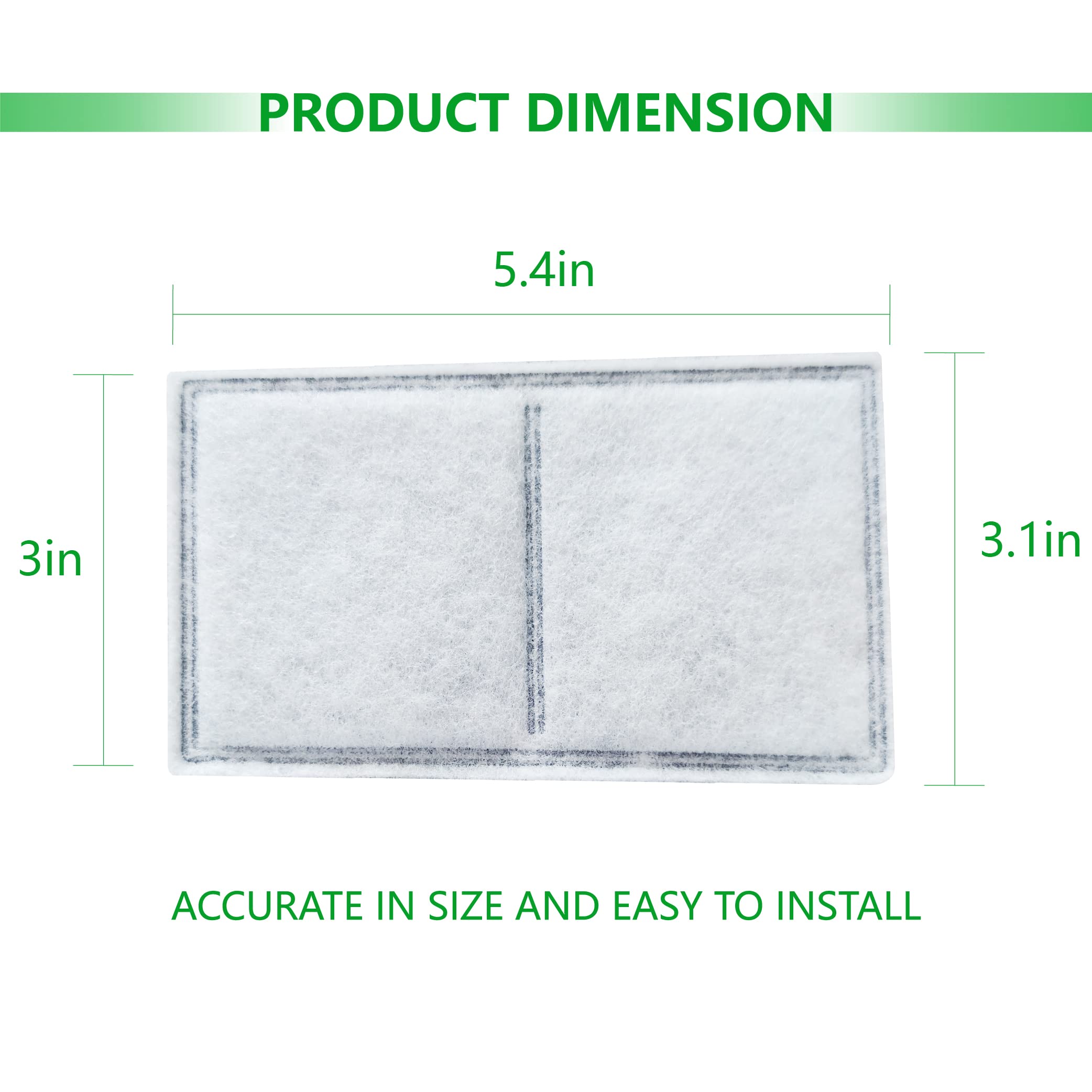 TOGGATH Drinkwell-compatible filter ensures easy replacement for various fountain models.