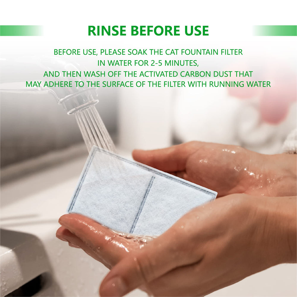 TOGGATH easy-replacement filter saves time during routine fountain maintenance.