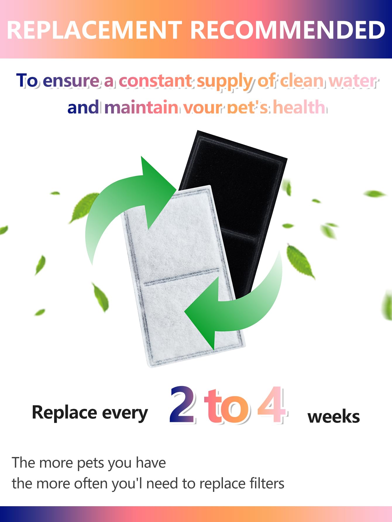 TOGGATH cat water fountain filter durability materials ensure reliable filtration for weeks